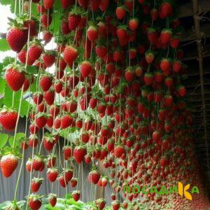 Клубника ампельная Анастасия купить по цене от 370р. в интернет-магазине «Посадика» с доставкой почтой в в Рассказовое и по всей России – [изображение №1].