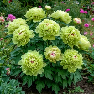 Пион Зеленые Бобы купить по цене от 610р. в интернет-магазине «Посадика» с доставкой почтой в в Рассказовое и по всей России – [изображение №1].